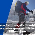 Nelson Cardona, historia del escalador de una pierna