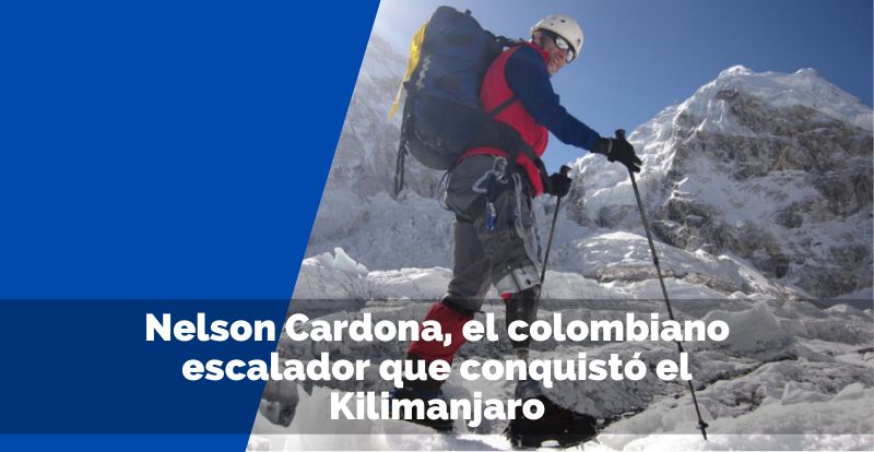 Nelson Cardona, historia del escalador de una pierna