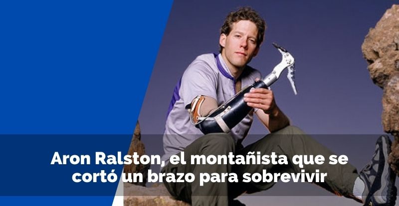 Aron Ralston, el montañista que se cortó un brazo para sobrevivir