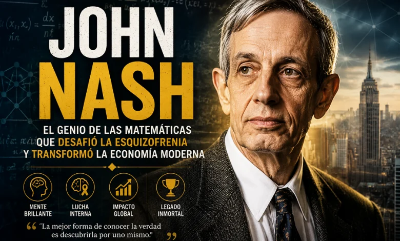 John Nash: el genio de las matemáticas que desafió la esquizofrenia y transformó la economía moderna