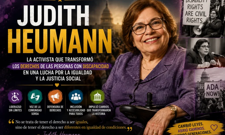 Judith Heumann: la activista que transformó los derechos de las personas con discapacidad en una lucha por la igualdad y la justicia social